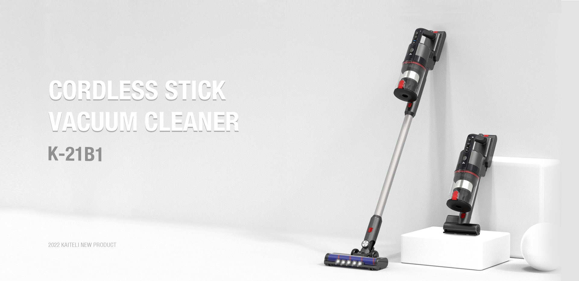 HUAYI K-21B1 cordless stick vacuum cleaner